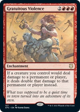 Image for Gratuitous Violence (Commander: Adventures in the Forgotten Realms) (127) - Magic: The Gathering