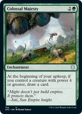 Image for Colossal Majesty (Commander: Adventures in the Forgotten Realms) (154) - Magic: The Gathering