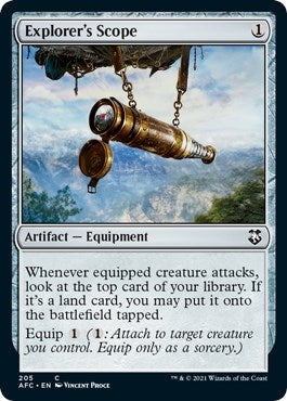 Image for Explorer's Scope (Commander: Adventures in the Forgotten Realms) (205) - Magic: The Gathering