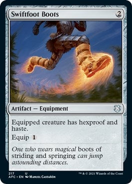 Image for Swiftfoot Boots (Commander: Adventures in the Forgotten Realms) (217) - Magic: The Gathering