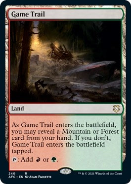 Image for Game Trail (Commander: Adventures in the Forgotten Realms) (240) - Magic: The Gathering