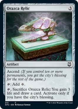 Image for Orazca Relic (Commander: Adventures in the Forgotten Realms) (213) - Magic: The Gathering