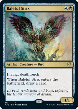 Image for Baleful Strix (Commander: Adventures in the Forgotten Realms) (177) - Magic: The Gathering