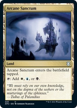 Image for Arcane Sanctum (Commander: Adventures in the Forgotten Realms) (223) - Magic: The Gathering