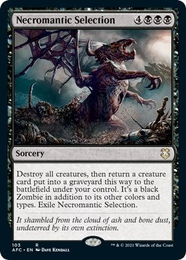 Image for Necromantic Selection (Commander: Adventures in the Forgotten Realms) (103) - Magic: The Gathering