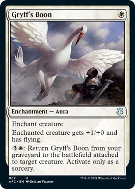 Image for Gryff's Boon (Commander: Adventures in the Forgotten Realms) (67) - Magic: The Gathering