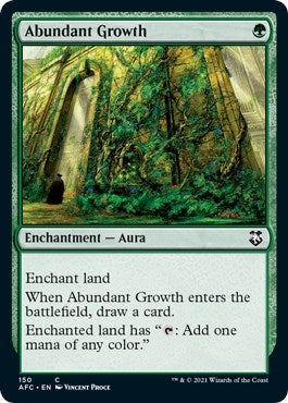 Image for Abundant Growth (Commander: Adventures in the Forgotten Realms) (150) - Magic: The Gathering