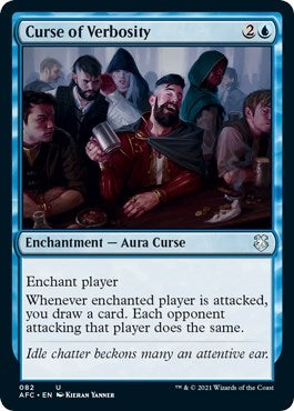 Image for Curse of Verbosity (Commander: Adventures in the Forgotten Realms) (82) - Magic: The Gathering