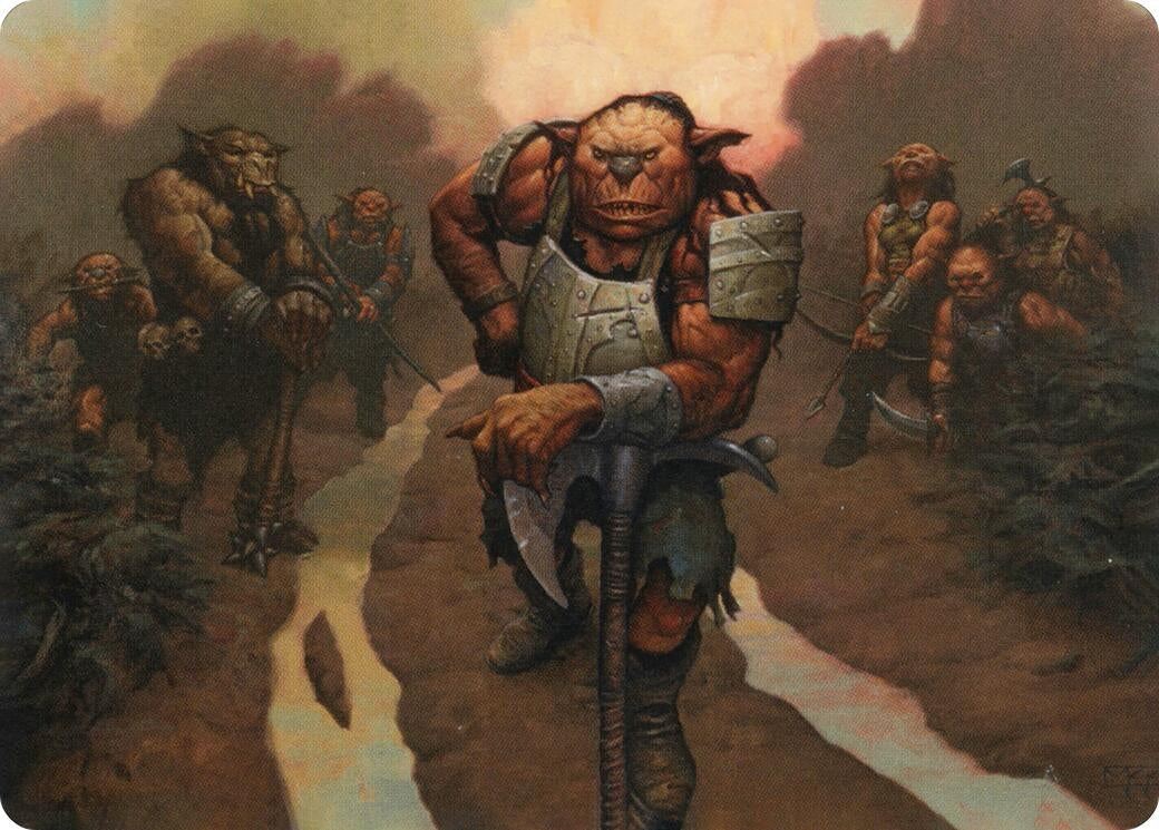 Image for Hobgoblin Bandit Lord Art Card (Art Series: Adventures in the Forgotten Realms) (30) - Magic: The Gathering