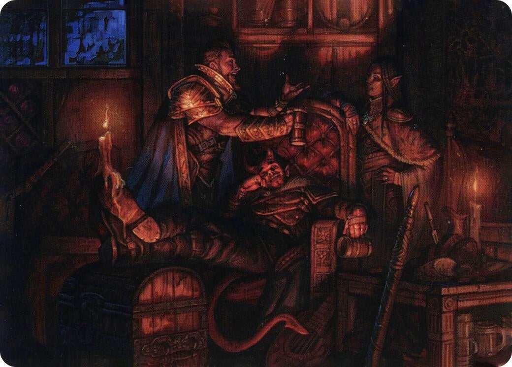 Image for Long Rest Art Card (Art Series: Adventures in the Forgotten Realms) (51) - Magic: The Gathering