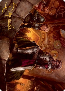 Image for Veteran Dungeoneer Art Card (Gold-Stamped Signature) (Art Series: Adventures in the Forgotten Realms) (36) - Magic: The Gathering