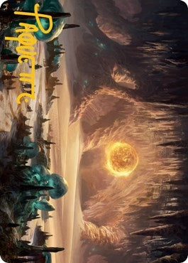 Image for Plains (265) Art Card (Gold-Stamped Signature) (Art Series: Adventures in the Forgotten Realms) (63) - Magic: The Gathering