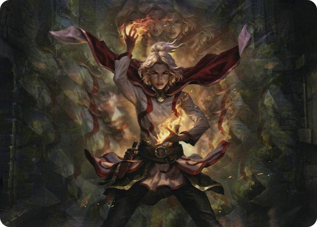 Image for Delina, Wild Mage Art Card (Art Series: Adventures in the Forgotten Realms) (31) - Magic: The Gathering