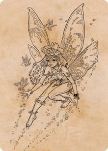 Image for Pixie Guide (Showcase) Art Card (Art Series: Adventures in the Forgotten Realms) (78) - Magic: The Gathering