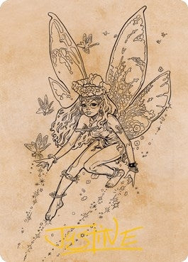 Image for Pixie Guide (Showcase) Art Card (Gold-Stamped Signature) (Art Series: Adventures in the Forgotten Realms) (78) - Magic: The Gathering