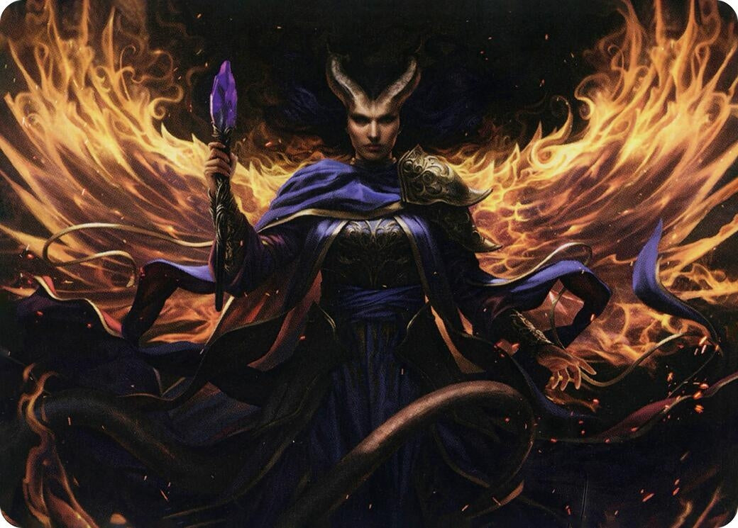 Image for Farideh, Devil's Chosen Art Card (Art Series: Adventures in the Forgotten Realms) (32) - Magic: The Gathering