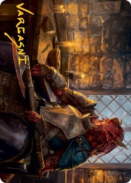 Image for Jaded Sell-Sword Art Card (Gold-Stamped Signature) (Art Series: Adventures in the Forgotten Realms) (47) - Magic: The Gathering