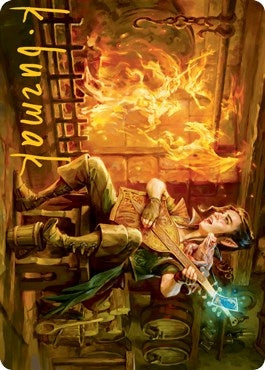 Image for Wish Art Card (Gold-Stamped Signature) (Art Series: Adventures in the Forgotten Realms) (50) - Magic: The Gathering