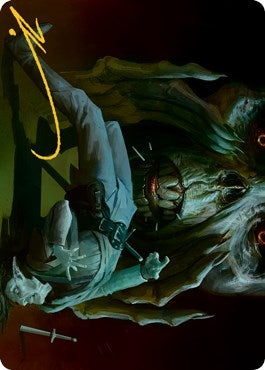 Image for Power Word Kill Art Card (Gold-Stamped Signature) (Art Series: Adventures in the Forgotten Realms) (35) - Magic: The Gathering