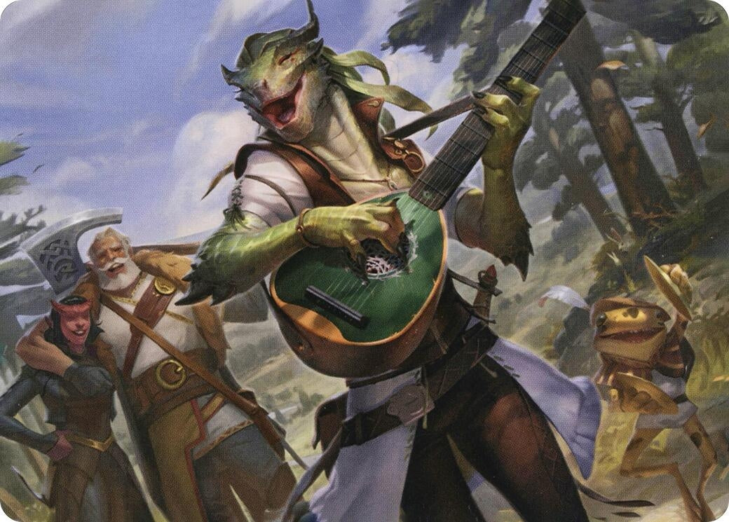 Image for Wandering Troubadour Art Card (Art Series: Adventures in the Forgotten Realms) (64) - Magic: The Gathering