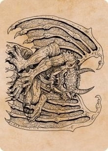 Image for Cloister Gargoyle (Showcase) Art Card (Art Series: Adventures in the Forgotten Realms) (65) - Magic: The Gathering