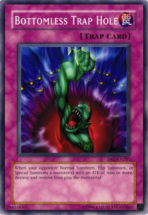 Image for Bottomless Trap Hole (Dark Beginning 2) (DB2-EN201) - YuGiOh
