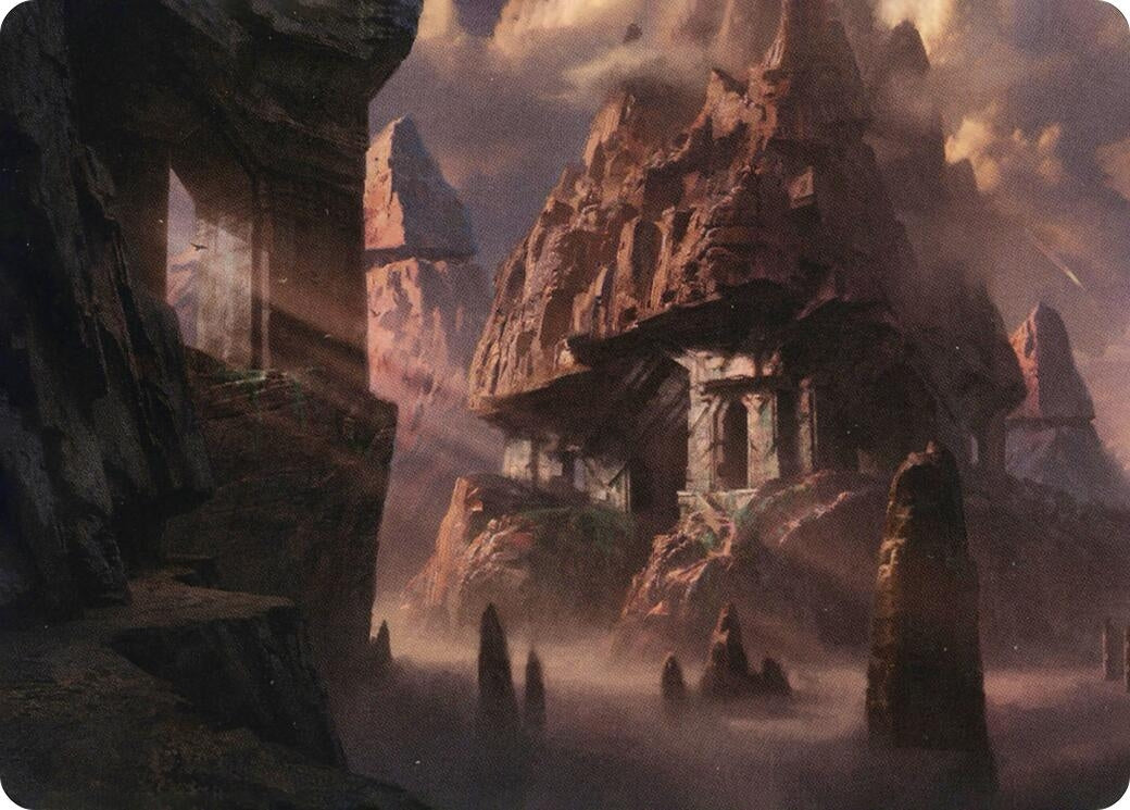 Image for Mountain (62/81) Art Card (Art Series: Adventures in the Forgotten Realms) (62) - Magic: The Gathering