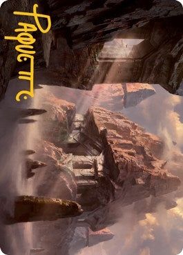 Image for Mountain (62/81) Art Card (Gold-Stamped Signature) (Art Series: Adventures in the Forgotten Realms) (62) - Magic: The Gathering