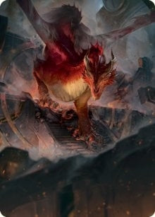 Image for Red Dragon Art Card (Art Series: Adventures in the Forgotten Realms) (81) - Magic: The Gathering