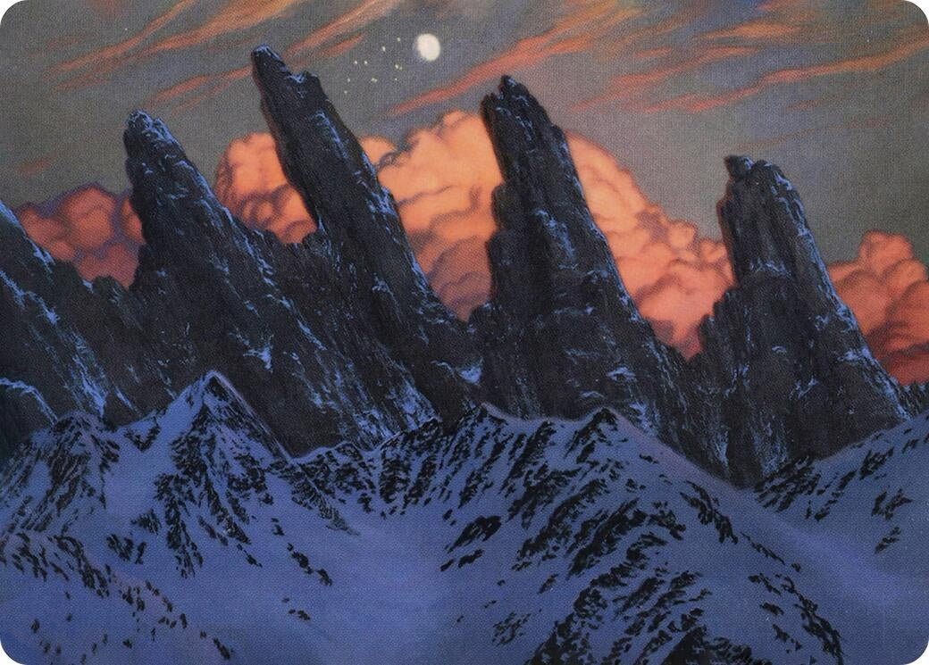 Image for Mountain (59/81) Art Card (Art Series: Adventures in the Forgotten Realms) (59) - Magic: The Gathering