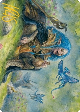 Image for Feywild Trickster Art Card (Gold-Stamped Signature) (Art Series: Adventures in the Forgotten Realms) (70) - Magic: The Gathering