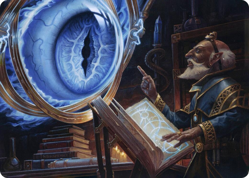 Image for Contact Other Plane Art Card (Art Series: Adventures in the Forgotten Realms) (37) - Magic: The Gathering