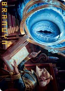 Image for Contact Other Plane Art Card (Gold-Stamped Signature) (Art Series: Adventures in the Forgotten Realms) (37) - Magic: The Gathering