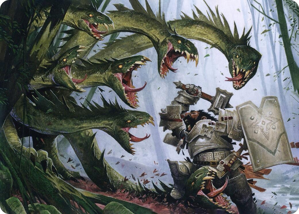 Image for Lair of the Hydra Art Card (Art Series: Adventures in the Forgotten Realms) (67) - Magic: The Gathering