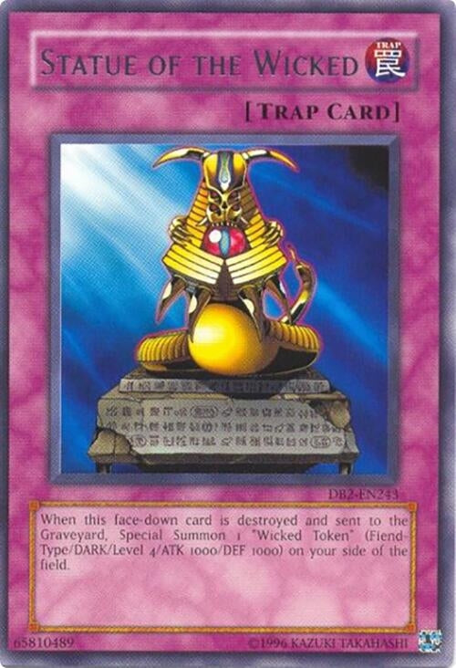 Image for Statue of the Wicked (Dark Beginning 2) (DB2-EN243) - YuGiOh