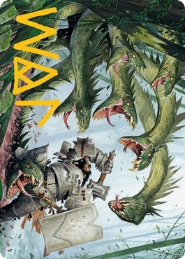 Image for Lair of the Hydra Art Card (Gold-Stamped Signature) (Art Series: Adventures in the Forgotten Realms) (67) - Magic: The Gathering