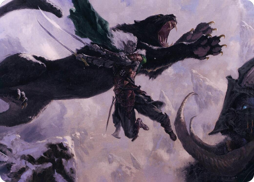 Image for Drizzt Do'Urden Art Card (Art Series: Adventures in the Forgotten Realms) (52) - Magic: The Gathering
