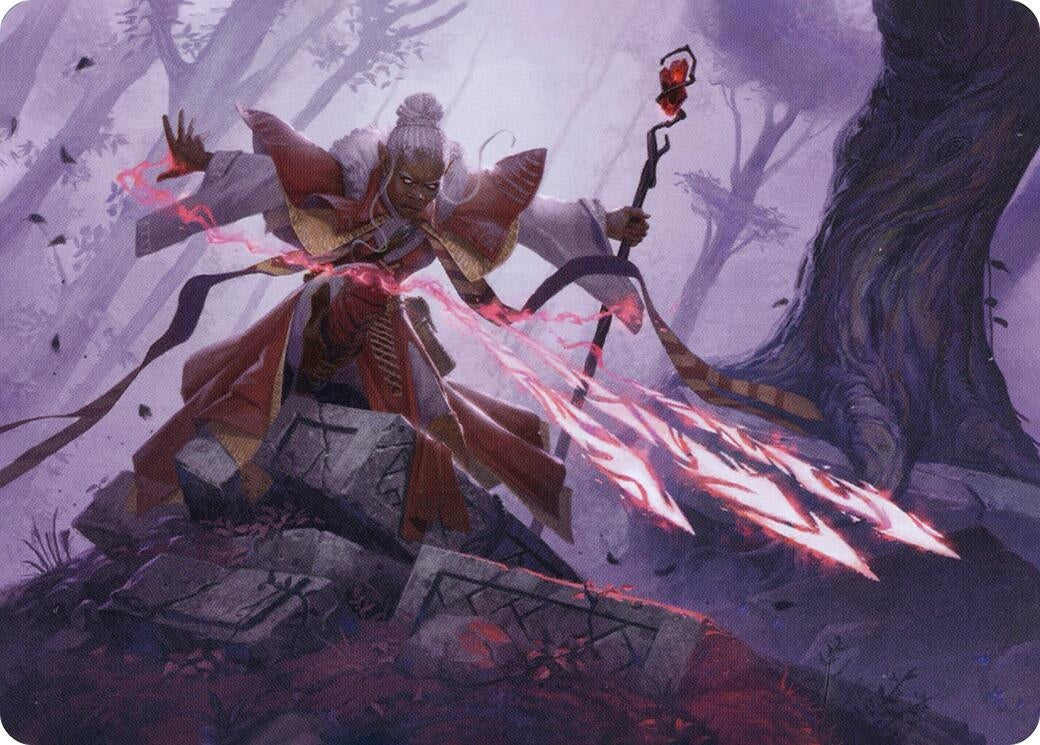 Image for Magic Missile Art Card (Art Series: Adventures in the Forgotten Realms) (48) - Magic: The Gathering