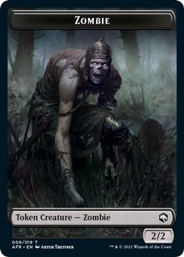 Image for Zombie Token (Adventures in the Forgotten Realms) (9) - Magic: The Gathering