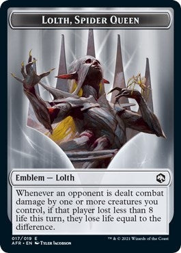 Image for Emblem - Lolth, Spider Queen (Adventures in the Forgotten Realms) (17) - Magic: The Gathering