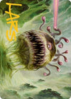 Image for Beholder Art Card (Gold-Stamped Signature) (Art Series: Adventures in the Forgotten Realms) (1) - Magic: The Gathering