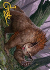 Image for Owlbear Art Card (Gold-Stamped Signature) (Art Series: Adventures in the Forgotten Realms) (15) - Magic: The Gathering