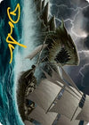 Image for Dragon Turtle Art Card (Gold-Stamped Signature) (Art Series: Adventures in the Forgotten Realms) (10) - Magic: The Gathering