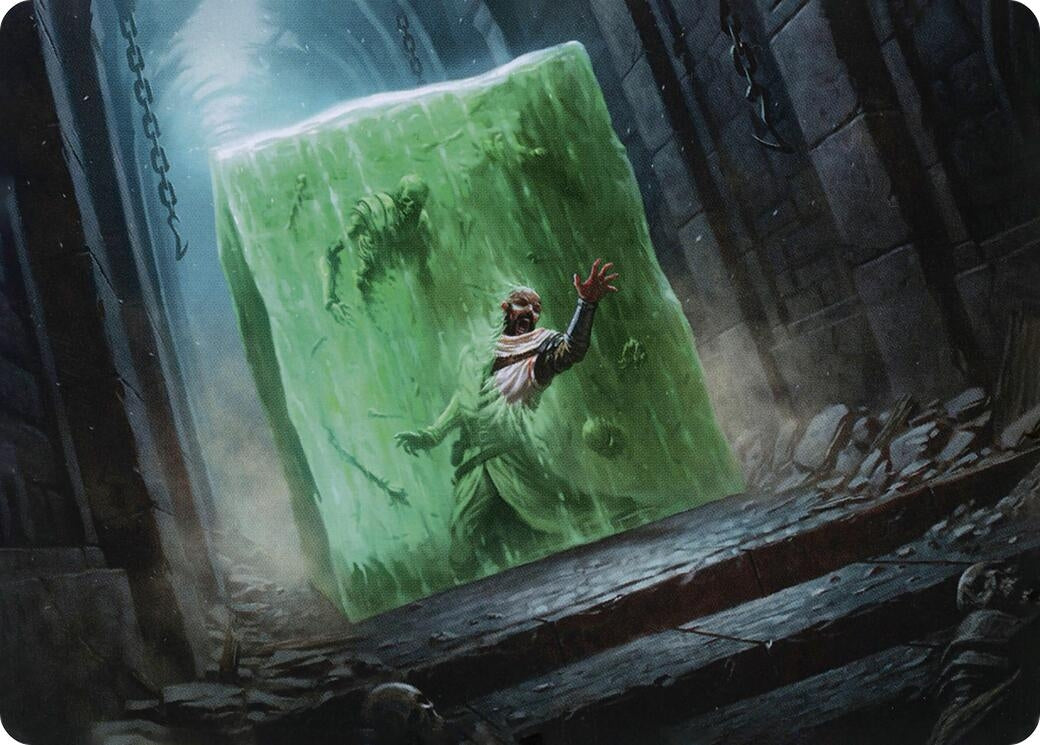 Image for Gelatinous Cube Art Card (Art Series: Adventures in the Forgotten Realms) (7) - Magic: The Gathering