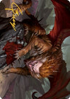Image for Manticore Art Card (Gold-Stamped Signature) (Art Series: Adventures in the Forgotten Realms) (6) - Magic: The Gathering