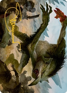 Image for Troll Art Card (Gold-Stamped Signature) (Art Series: Adventures in the Forgotten Realms) (21) - Magic: The Gathering