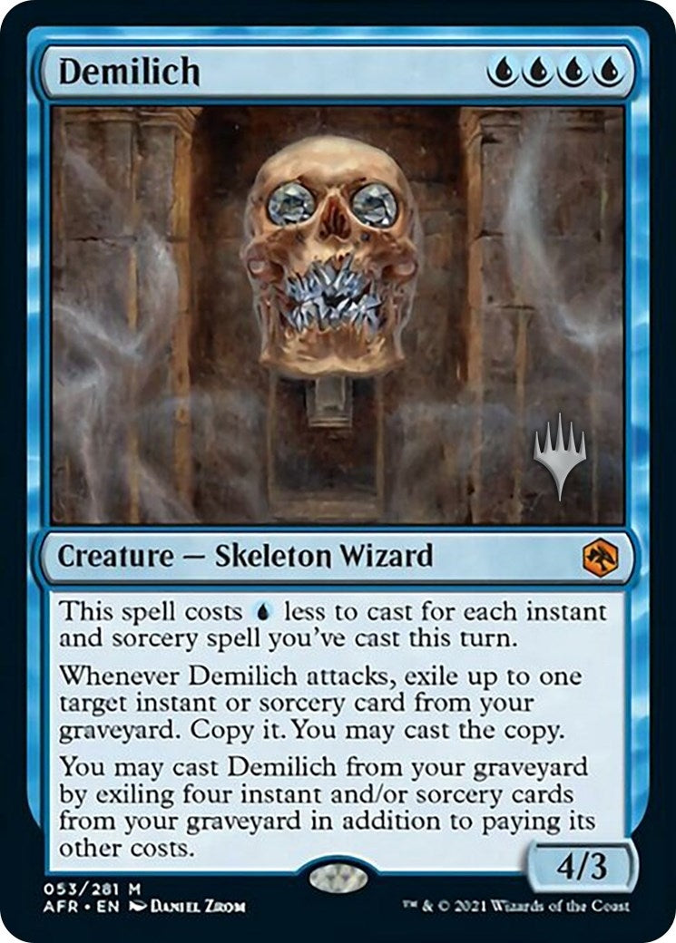 Image for Demilich (Promo Pack: Adventures in the Forgotten Realms) (53) - Magic: The Gathering