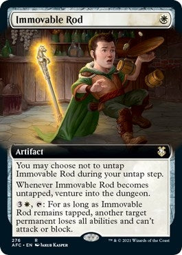 Image for Immovable Rod (Extended Art) (Commander: Adventures in the Forgotten Realms) (276) - Magic: The Gathering