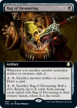 Image for Bag of Devouring (Extended Art) (Commander: Adventures in the Forgotten Realms) (290) - Magic: The Gathering