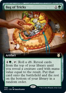 Image for Bag of Tricks (Extended Art) (Commander: Adventures in the Forgotten Realms) (306) - Magic: The Gathering